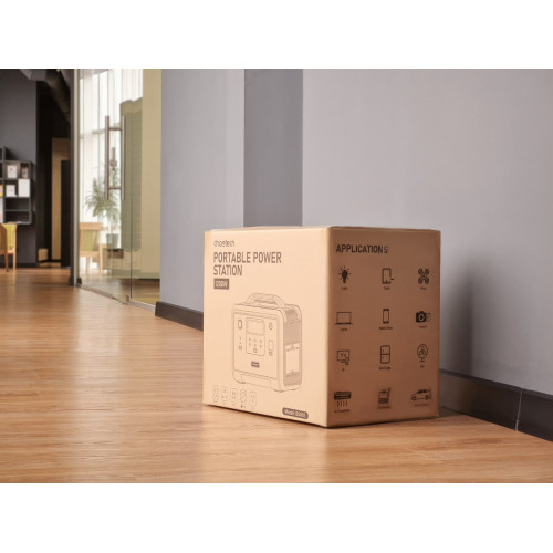 Зарядна станція  Choetech 1200W Type-C/USB/DC/AC black - фото №6